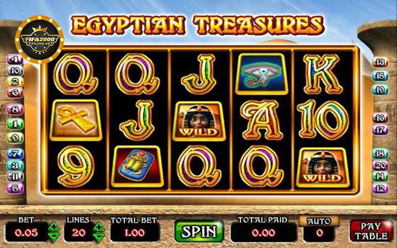 Egyptian Treasure Slot: Một trò chơi máy đánh bạc hấp dẫn