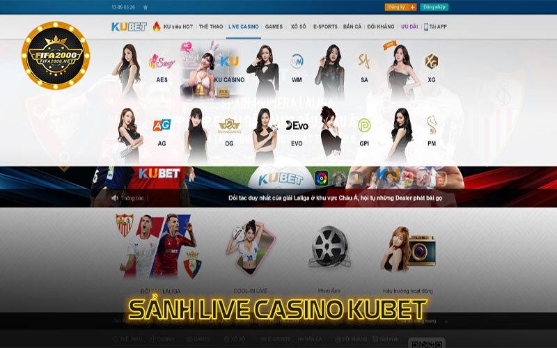 Sảnh Live Casino Kubet
